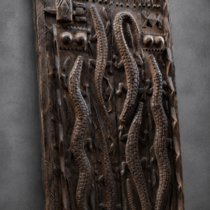La porte dogon en crocodile