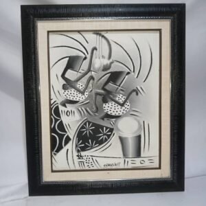 Femme musicienne - 50/40 cm