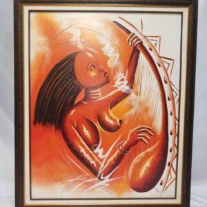 Femme joyeuse - 100/80 cm