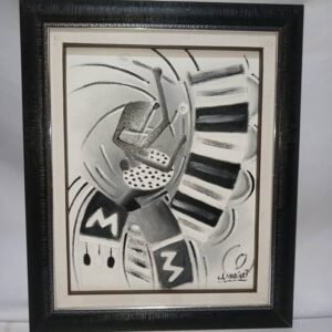 Femme musicienne - 50/40 cm