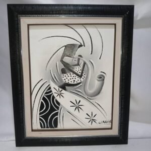 La femme musicienne - 50/40 cm