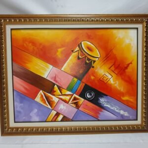 La flamme de la Joie - 80/60 cm
