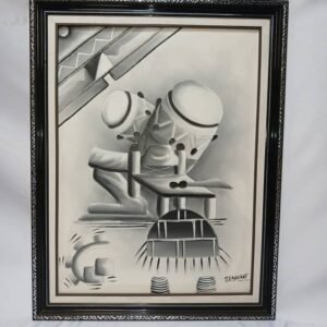 Le chef et ses attributs - 80/60 cm