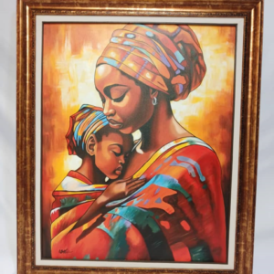 L'amour maternel avec une petite fille - 100/80 cm