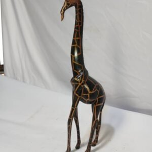 Girafe en bois de tek